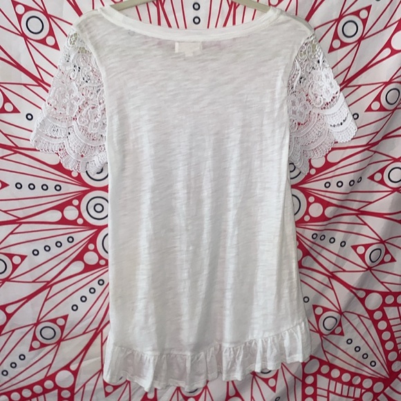 Cupid White Lace Tee - Picture 2 of 3